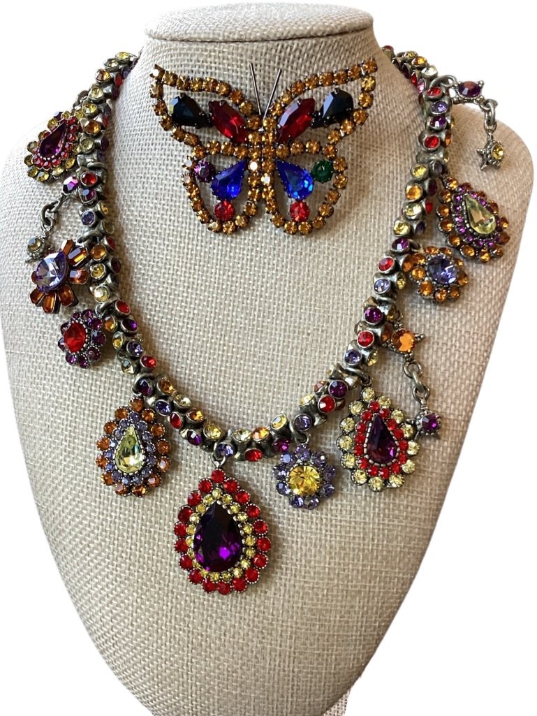 Vintage Rodrigo Otazu Jeweled Necklace